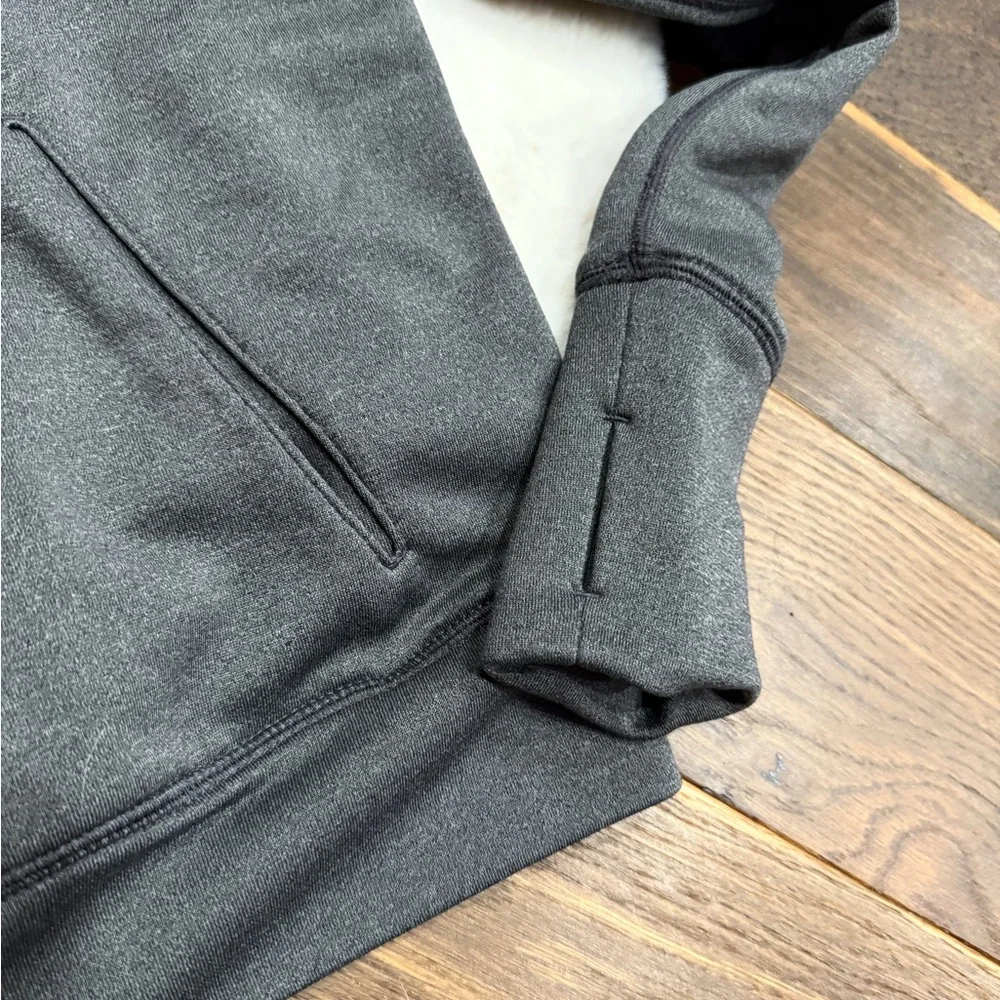 Nike Charcoal Hoodie with Red Highlights